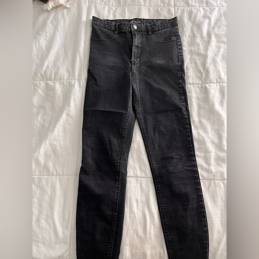 Zara black skinny jeans size 10